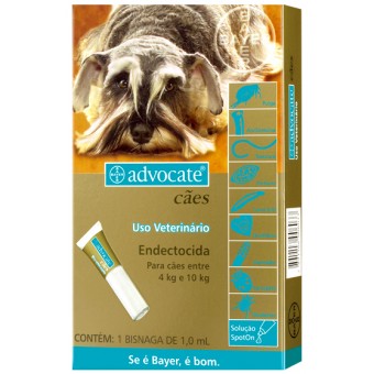 Advocate Cães - 4 a 10kg 1ml